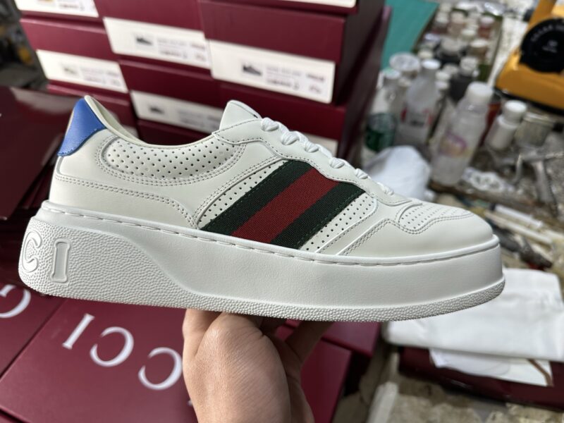 GUCCl Gucci Biscuit Shoes Men's and Women's Black - Image 6
