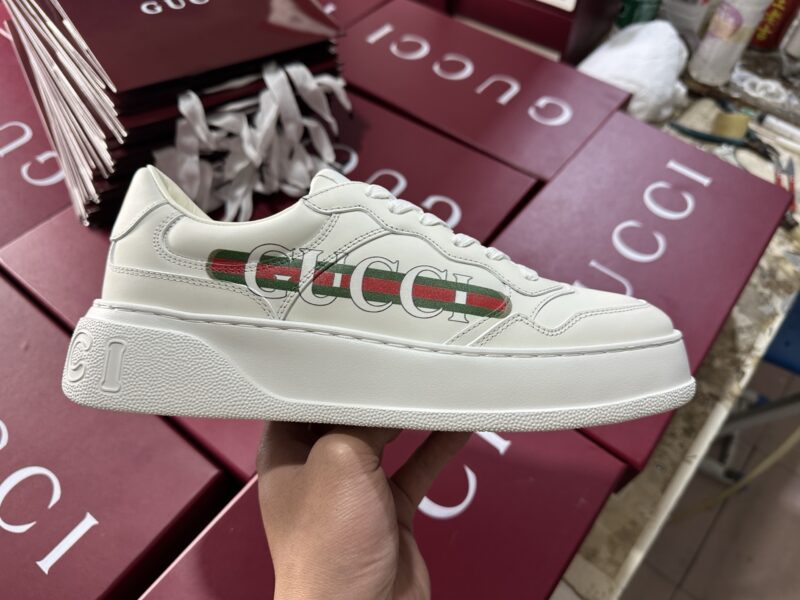 GUCCl Gucci Biscuit Shoes Men's and Women's Black - Image 13