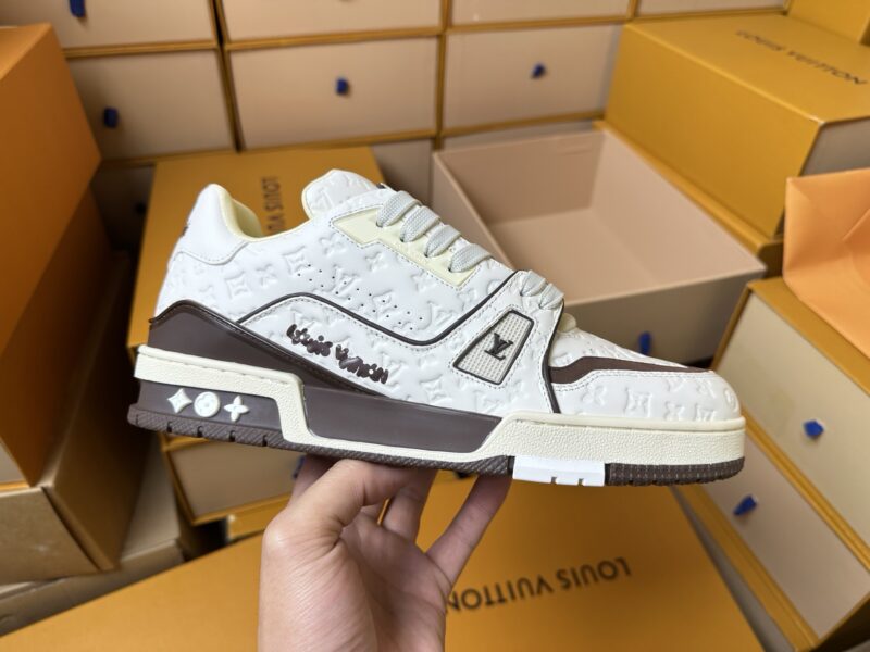 LV Chubby Trainer Men's & Women's White - छवि 9